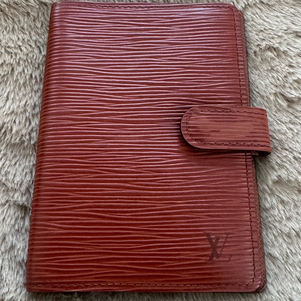 LOUIS VUITTON Brown Epi Leather Agenda Notebook Cover - Picture 2 of 10